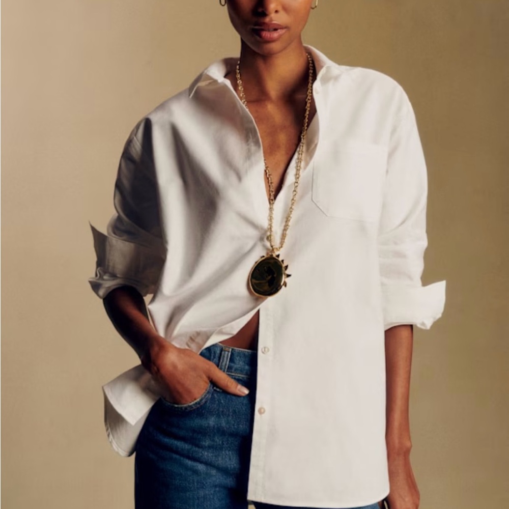 Sezane Max Shirt - Casual White
